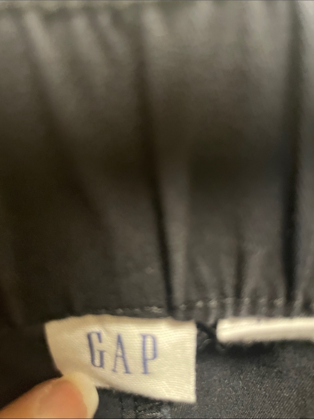 GAP High Rise Wide-Leg Pants in Black - Picture 2 of 4